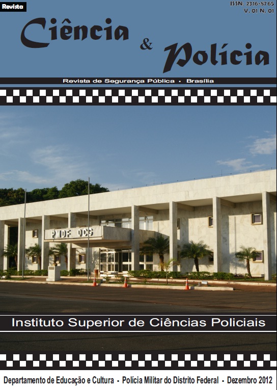 					Visualizar v. 1 n. 1 (2012): Revista Ciência & Polícia
				